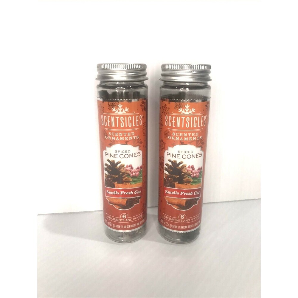 Sentsicles Spiced Pinecones Scented Christmas Ornaments Air Freshener 12 Ct.